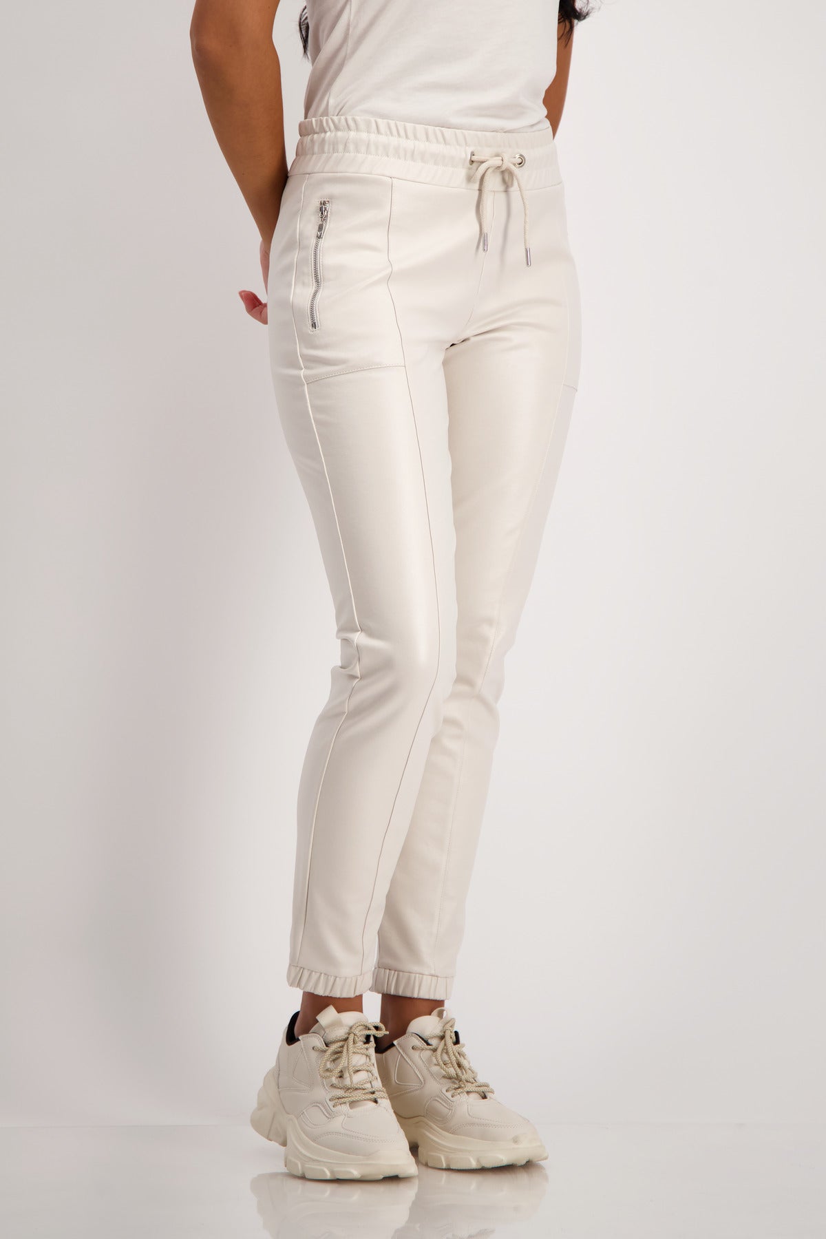 LEATHER LOOK TROUSERS