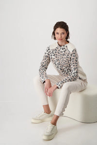 Leopard  Print Pullover - 807858