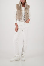 Load image into Gallery viewer, Monari Striped fur vest
