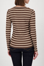 Load image into Gallery viewer, Monari Lurex Stripe Tshirt
