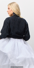 Load image into Gallery viewer, VALIA ST AGNES JACKET BLACK &amp; NAVY

