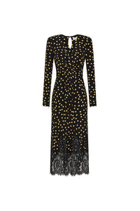 REBECCA VALLANCE MILLIE MIDI DRESS