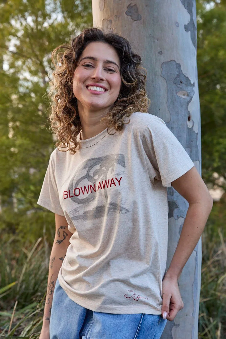 Circular by Maud Alice Dainty -REFLECTIONS BLOWN AWAY TEE