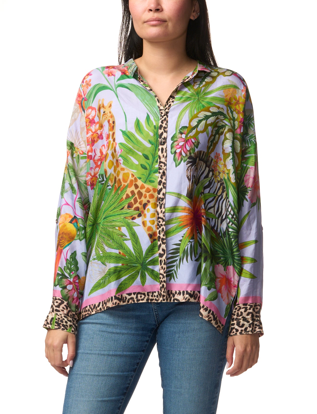 THE AUDREY OVERSIZED BLOUSE - BELLINA