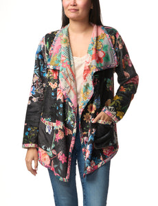JOAN WRAP SHERPA JCKT (REVERSIBLE)- AKKI