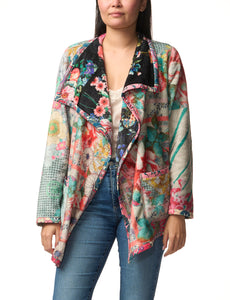 JOAN WRAP SHERPA JCKT (REVERSIBLE)- AKKI