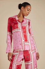 Load image into Gallery viewer, SABRINA SILK TWILL SHIRT IN LOLLY
