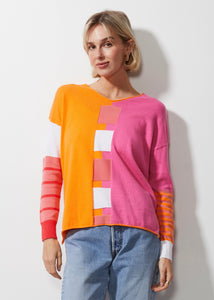 INTARSIA SQUARE JUMPER