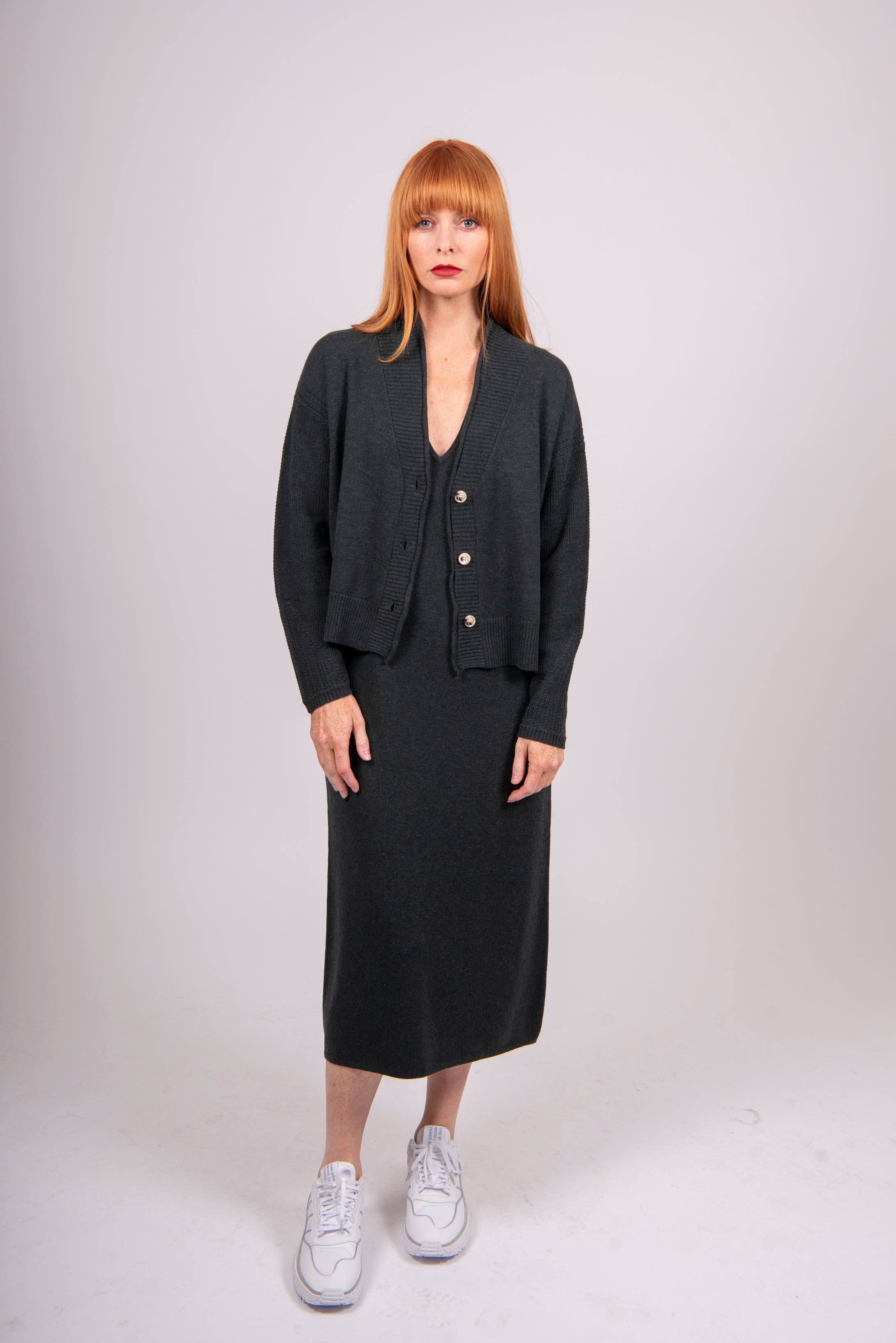 SHAWL COLLAR CARDI BL5603