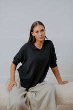 Load image into Gallery viewer, BL6221  Oversize V-Neck Swing Top
