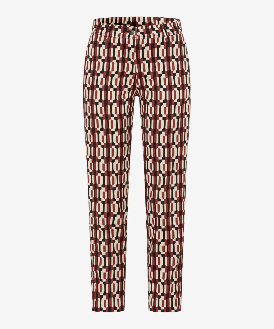 Brax 75-4258/Maron S pant in Geometric  print