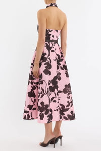 Connie Halter Midi Dress