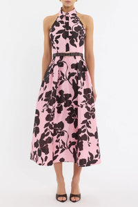 Connie Halter Midi Dress