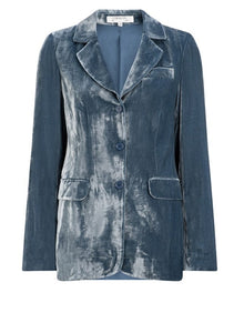 EDDY VELVET JACKET INDIGO