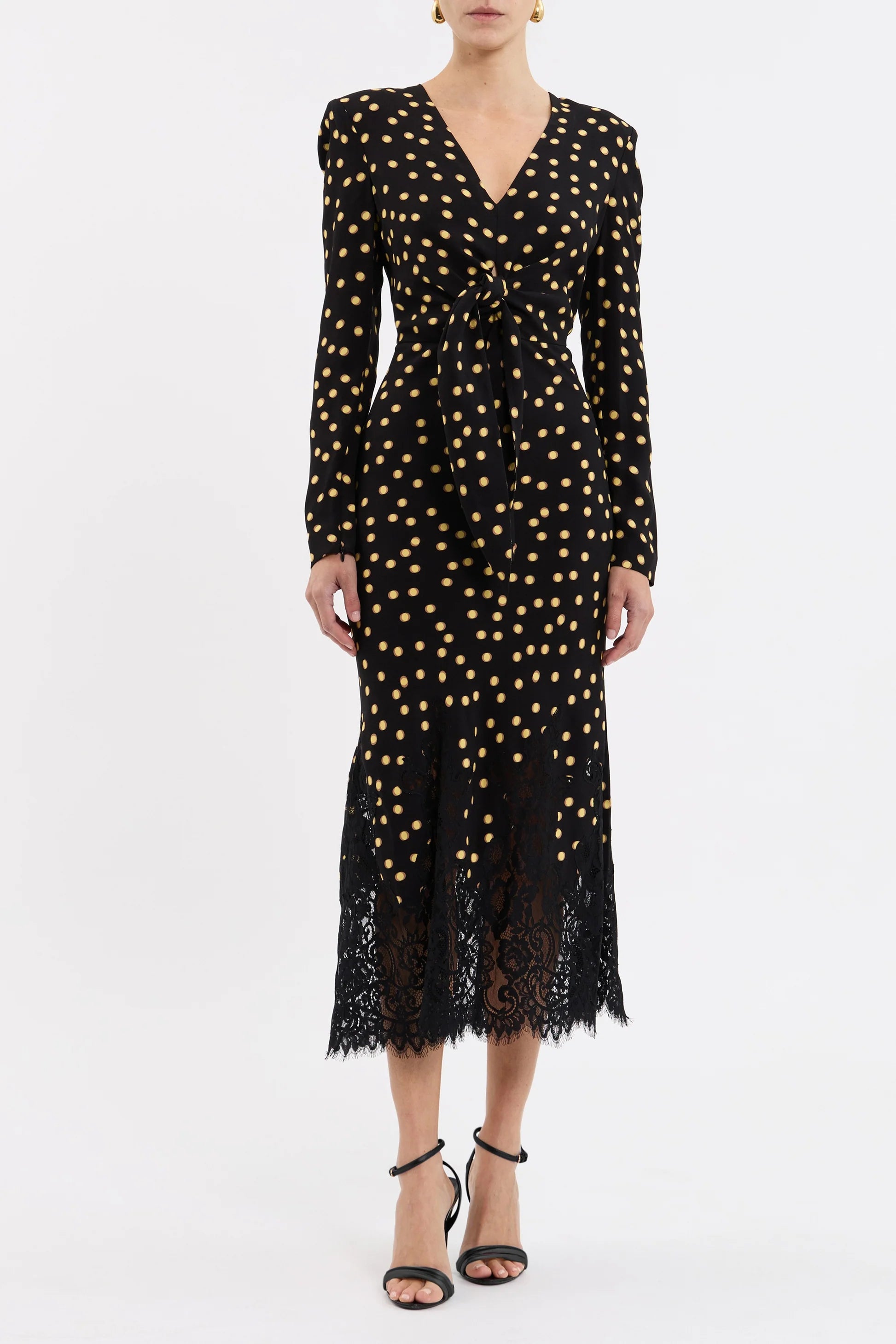 【REBECCA VALLANCE】POPPY FIELDS MIDI DRESS ポピー ミディ Rebecca Vallance Poppy Fields Midi Dress | Black | FARFETCH BN