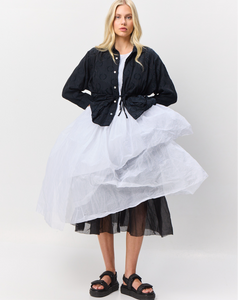 VALIA ST AGNES JACKET BLACK & NAVY