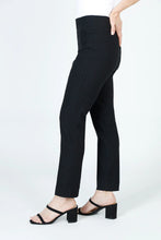 Load image into Gallery viewer, LISETTE L MONTREAL
HOLLYWOOD FABRIC 28”ANKLE PANT WITH CUFFS 1260 BLACK
