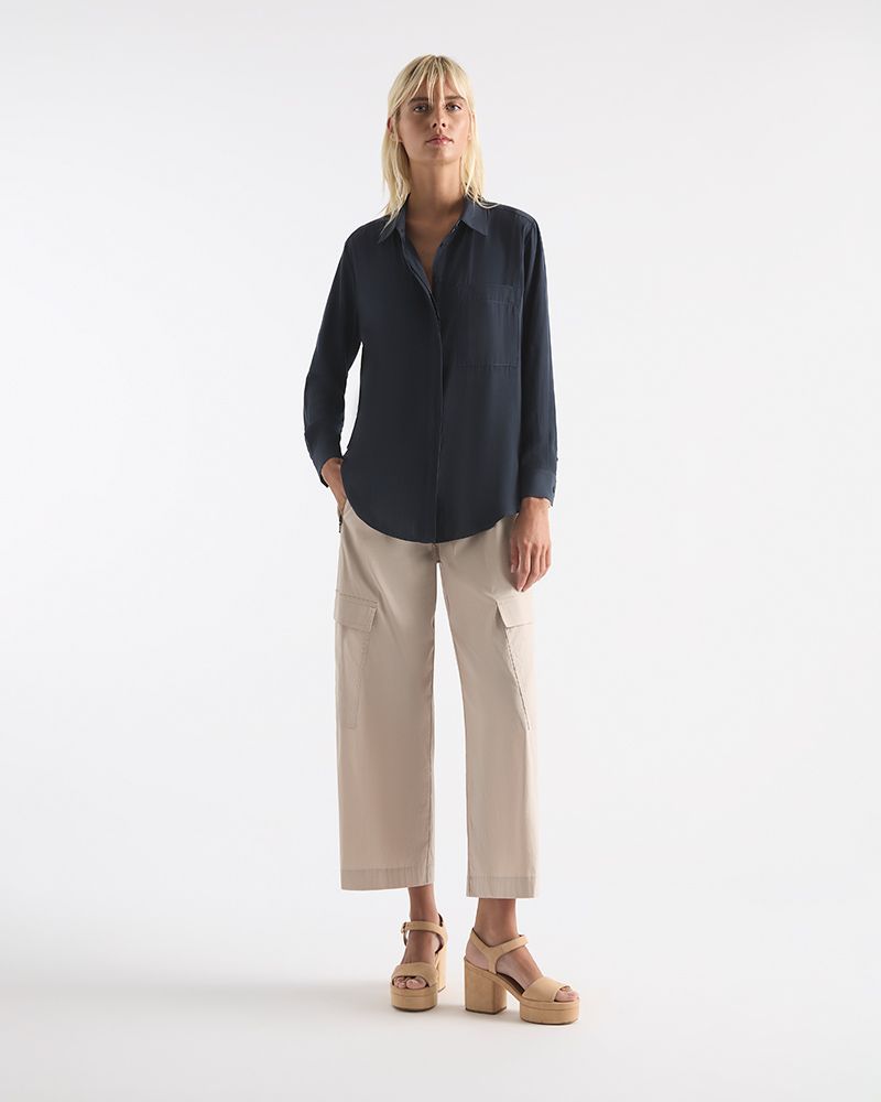 SINGLE POCKET SHIRT MIDNIGHT