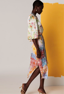 Herzens Angelegenheit Colourful silk dress 6171