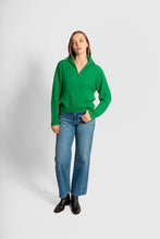 Load image into Gallery viewer, FIELDS Aran Honeycomb Quarter Zipper
