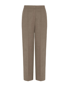 Straight Slim Fit Trousers in navy