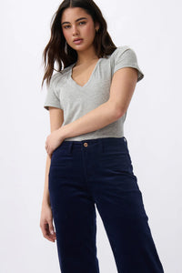Kireina Freya velvet jean Navy