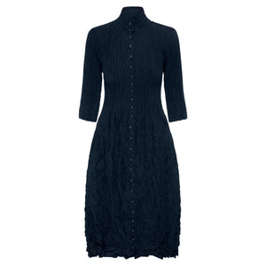 NEHRU COAT DRESS MIDNIGHT