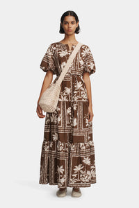 MARGIELA MAXI DRESS PARADISO PRINT