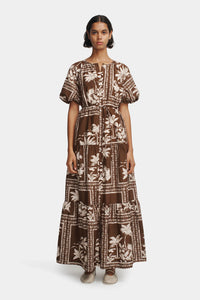 MARGIELA MAXI DRESS PARADISO PRINT