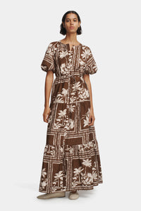 MARGIELA MAXI DRESS PARADISO PRINT