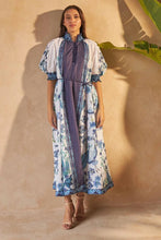 Load image into Gallery viewer, INOA ALKA DRESS FLOWERS BLU
