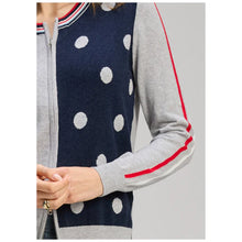 Load image into Gallery viewer, zaket and plover Stripe Spot Zip up ZP8135

