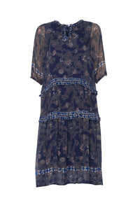 WOOD CRAFT MIDI DRESS