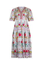 Load image into Gallery viewer, Harmonia Midi Dress White
