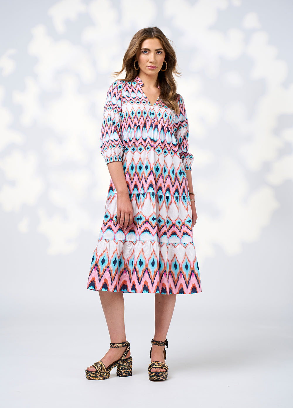 LOOBIES STORY Nomad Midi Dress White