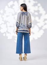 Load image into Gallery viewer, Xanthe Top Indigo Multi

