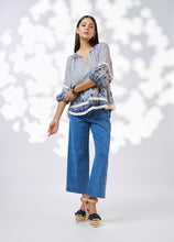 Load image into Gallery viewer, Xanthe Top Indigo Multi
