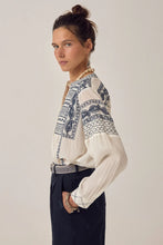 Load image into Gallery viewer, MAISON HOTEL Blanca Blouse Deep Blue
