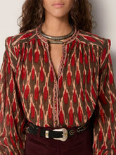 Load image into Gallery viewer, Etta Blouse - Bonfire Volcano
