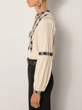 Load image into Gallery viewer, Bruna Blouse - White Lies
