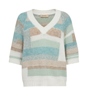 Load image into Gallery viewer, Mos Mosh 169440 Daya SS Patch Knit
