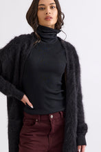 Load image into Gallery viewer, Mia Fratino PETRA  CARDI JET BLACK
