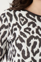 Load image into Gallery viewer, Monari Animal Print Sweater | 409259

