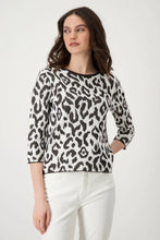 Load image into Gallery viewer, Monari Animal Print Sweater | 409259
