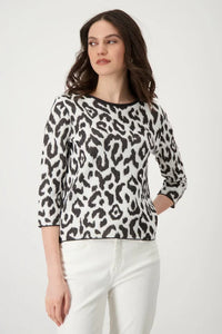 Monari Animal Print Sweater | 409259
