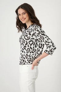 Monari Animal Print Sweater | 409259