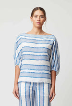 Load image into Gallery viewer, POSITANO VISCOSE TOP IN SORRENTO STRIPE
