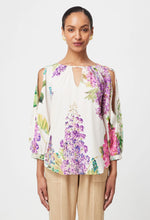 Load image into Gallery viewer, Annabelle Viscose Dobby Blouse in Wisteria Alba
