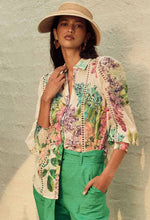 Load image into Gallery viewer, Swanson Embroidered Cotton Voile Shirt in Wisteria Alba
