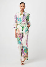 Load image into Gallery viewer, Swanson Embroidered Cotton Voile Shirt in Wisteria Alba
